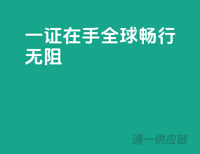一证在手，全球畅行无阻！