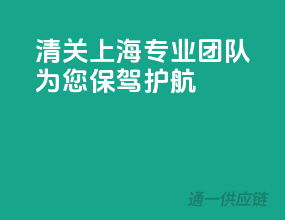 清关上海，专业团队为您保驾护航