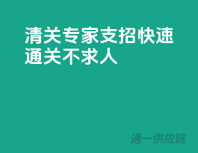 清关专家支招：快速通关不求人