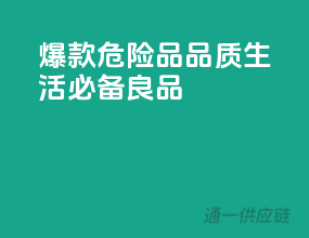 爆款危险品，品质生活必备良品！