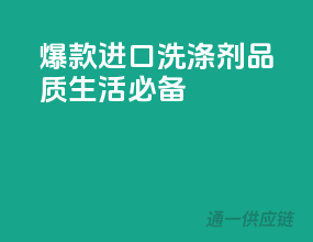 爆款进口洗涤剂，品质生活必备