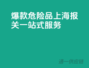 爆款！危险品上海报关一站式服务