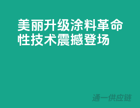 美丽升级，涂料革命性技术震撼登场