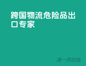 跨国物流，危险品出口专家