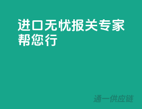 进口无忧，报关专家帮您行
