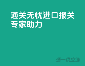 通关无忧，进口报关专家助力