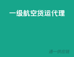 一级航空货运代理