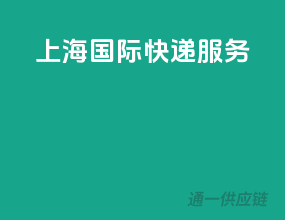 上海国际快递服务
