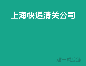 上海快递清关公司