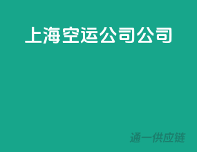 上海空运公司公司