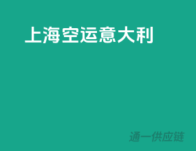 上海空运意大利