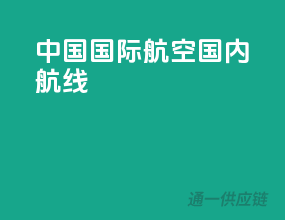 中国国际航空国内航线