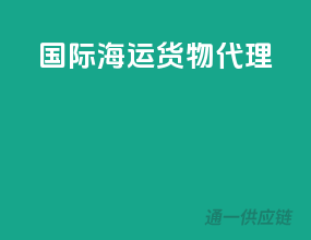 国际海运货物代理