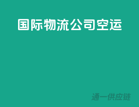国际物流公司空运