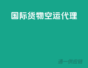 国际货物空运代理