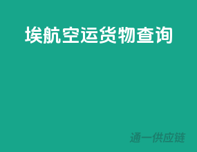 埃航空运货物查询