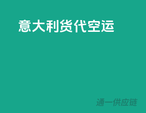 意大利货代空运