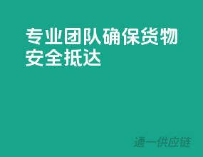 专业团队，确保货物安全抵达