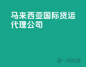 马来西亚国际货运代理公司