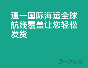 通一国际海运，全球航线覆盖，让您轻松发货！