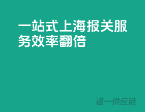 一站式上海报关服务，效率翻倍！