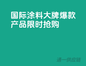 国际涂料大牌，爆款产品限时抢购