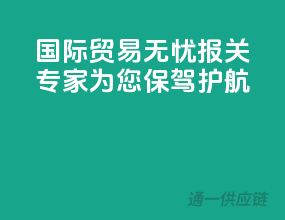 国际贸易无忧，报关专家为您保驾护航！