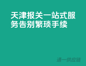 天津报关一站式服务，告别繁琐手续
