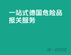 一站式德国危险品报关服务