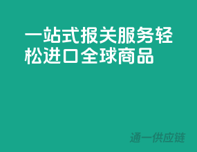 一站式报关服务，轻松进口全球商品
