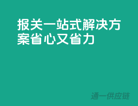 报关一站式解决方案，省心又省力