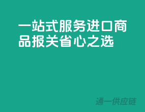 一站式服务，进口商品报关省心之选