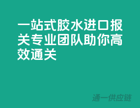 一站式胶水进口报关，专业团队助你高效通关